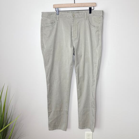 Rhone Men's Everyday Twill Five Pocket Pants Khaki Size 40x32 Chino Slim Stretch - Picture 1 of 12
